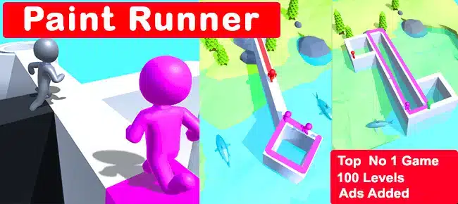 Paint Runner – Trending Hyper Casual Game SellUnitySourceCode source code