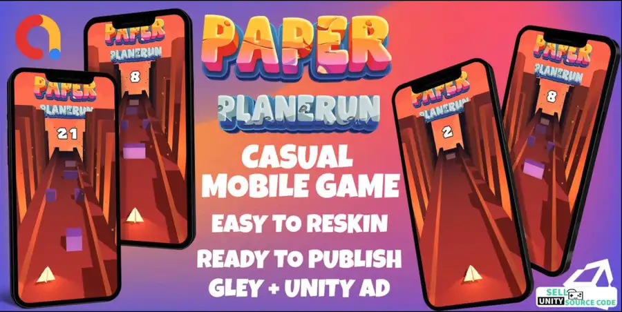 Paper Plane Run - Paper Plane Run - SellUnitySourceCode source code