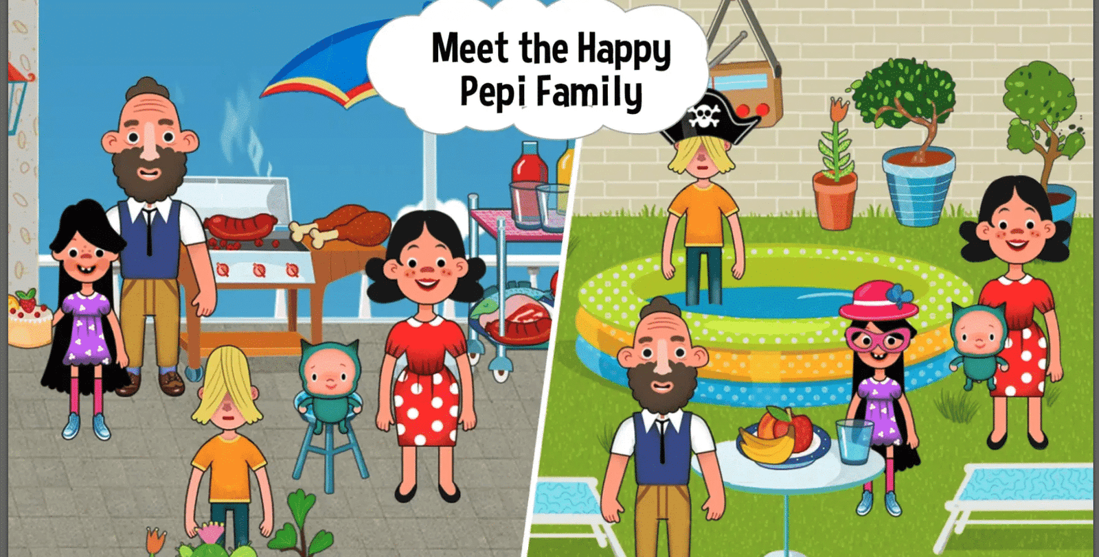 Pepi City: Family Life Dollhouse Adventure Game screenshot 2