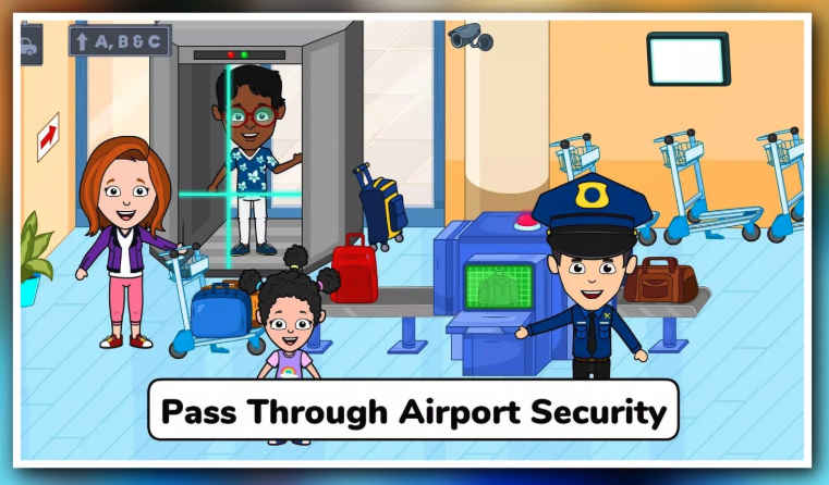 Pepi Town - My Airport Games screenshot 3