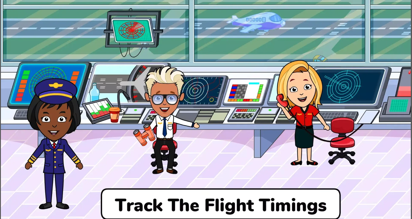 Pepi Town - My Airport Games screenshot 9