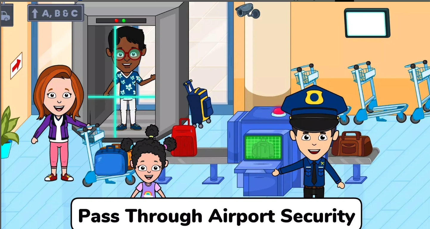 Pepi Town - My Airport Games screenshot 10