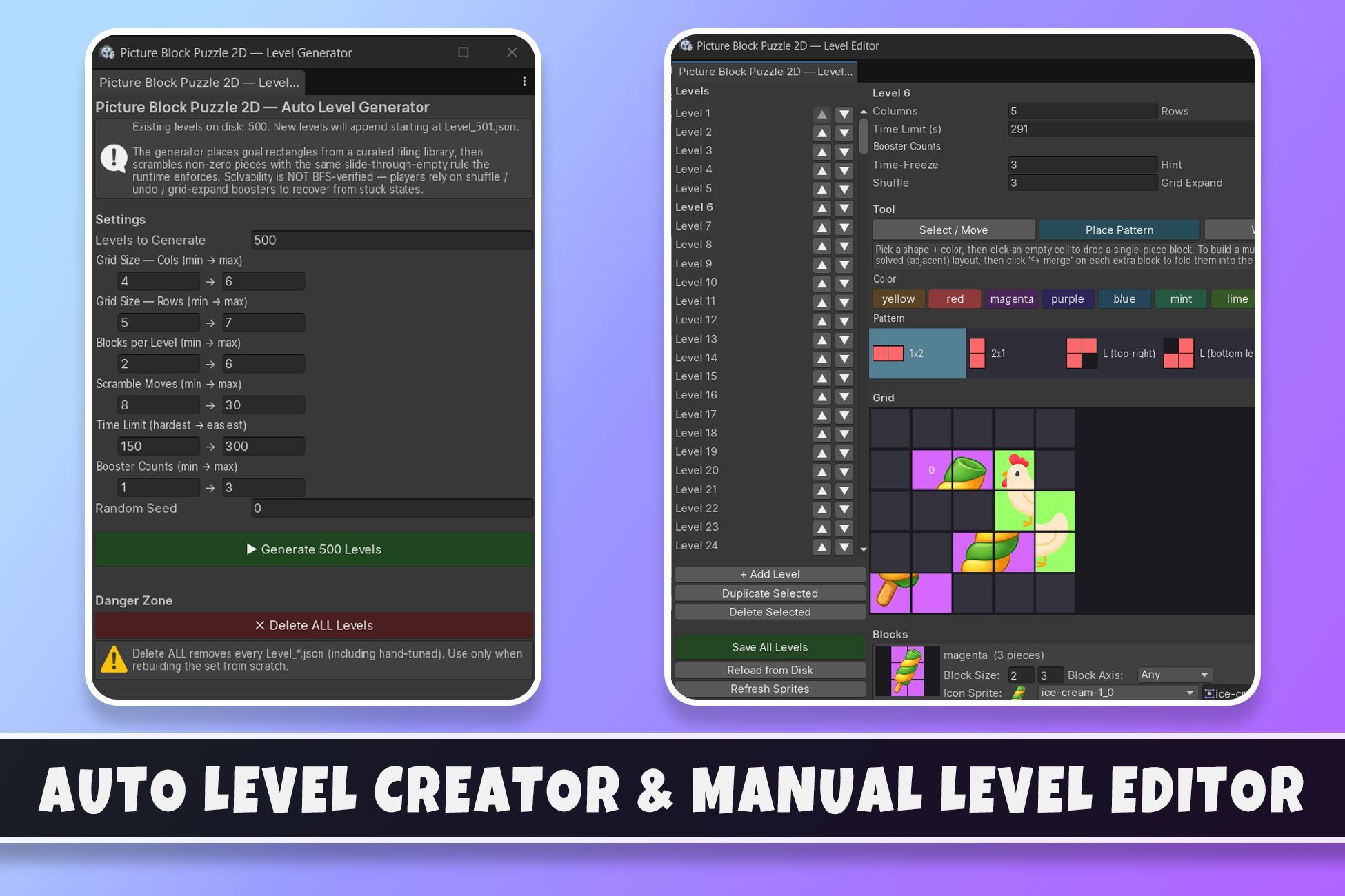 Picture Block Puzzle 2D - Unity Game Template screenshot 5