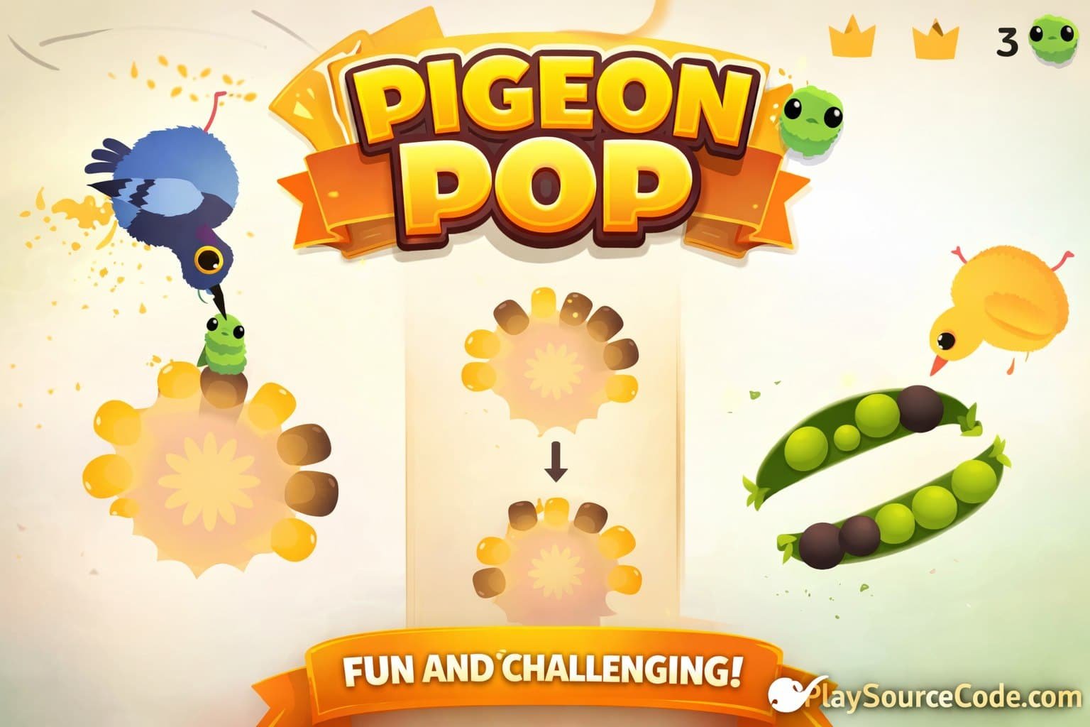 Pigeon Pops Pop SellUnitySourceCode source code