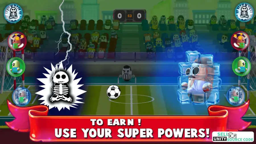 Pill Soccer Unity Gaming High Quality Code SellUnitySourceCode screenshot 5