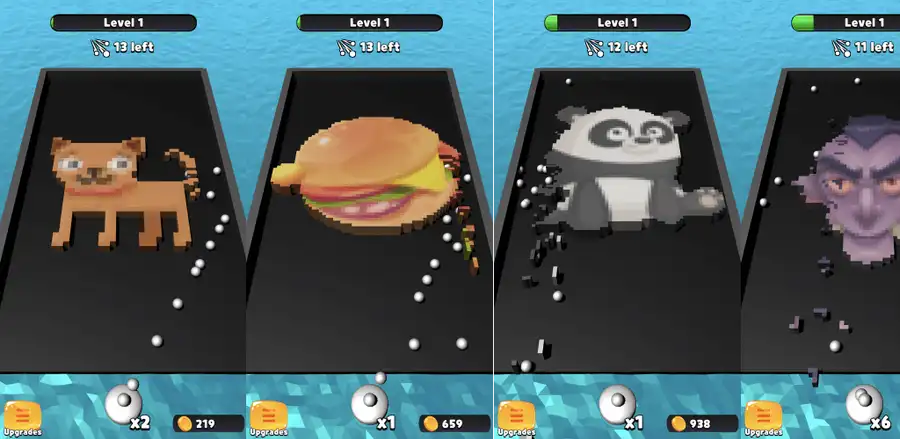 Pixel Art Balls – Hyper Casual Game SellUnitySourceCode source code