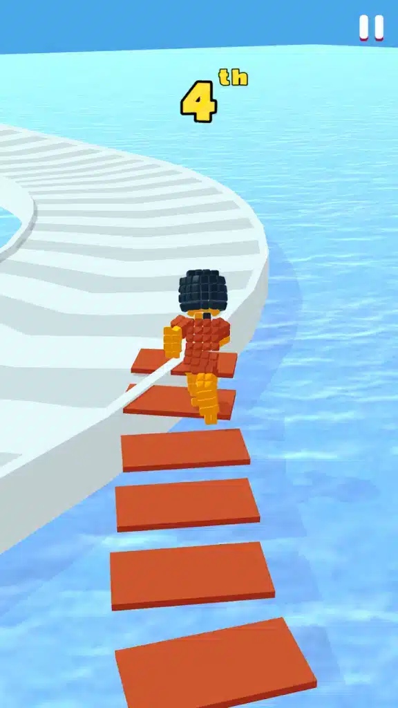 Pixel Race unity source code screenshot 2