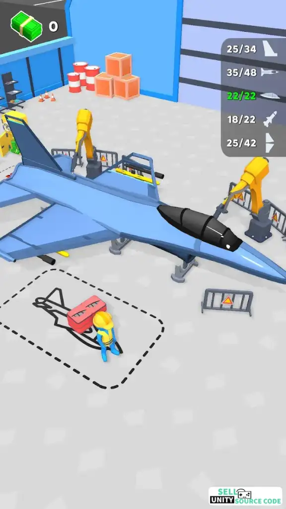 Plane Factory SellUnitySourceCode screenshot 2