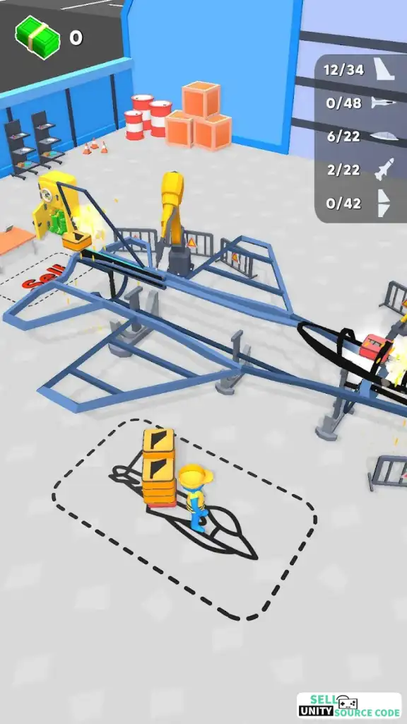 Plane Factory SellUnitySourceCode screenshot 3