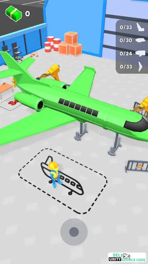 Plane Factory SellUnitySourceCode screenshot 5