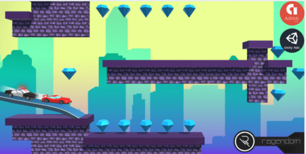 Police Chase Unity Source Code – Endless Police Escape Racing Game | screenshot 2