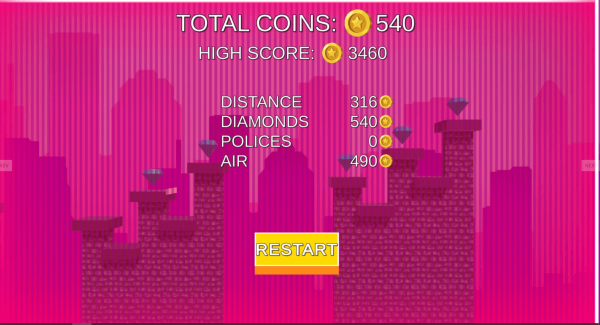 Police Chase Unity Source Code – Endless Police Escape Racing Game | screenshot 5
