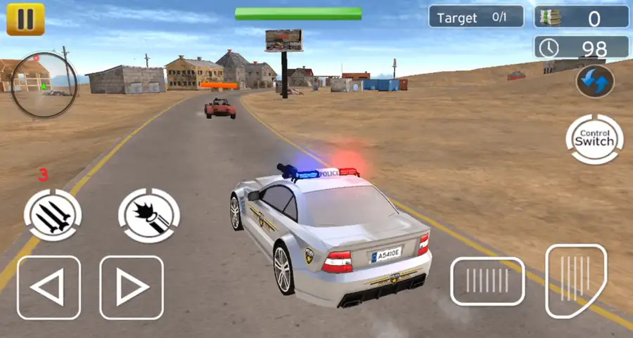 Police Shooting Chase Offroad SellUnitySourceCode screenshot 4