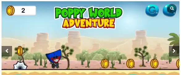 Poppy World Adventure SellUnitySourceCode screenshot 2