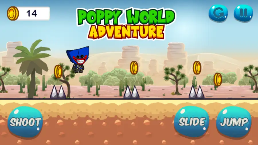 Poppy World Adventure SellUnitySourceCode screenshot 5