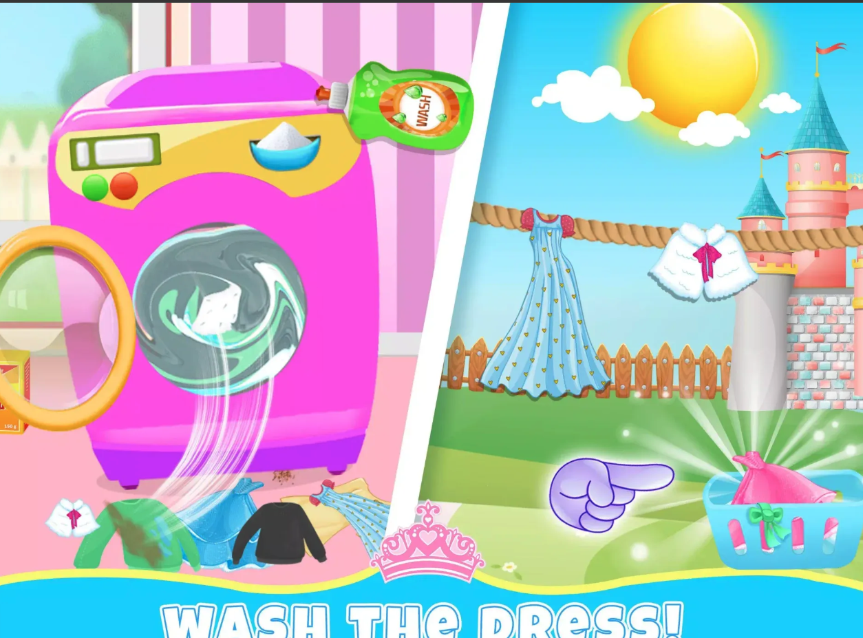 Princess House | Cleaning Games screenshot 5