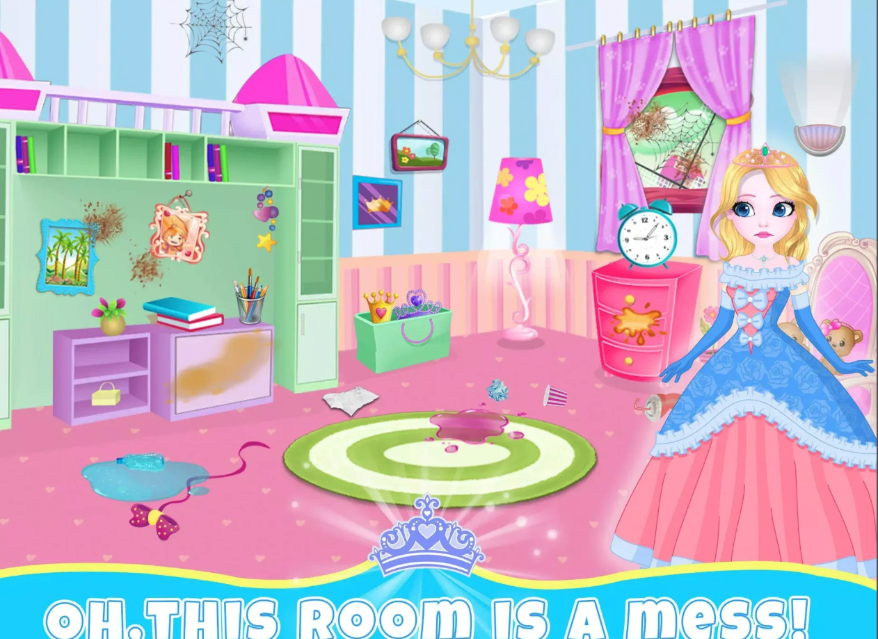 Princess House | Cleaning Games screenshot 8