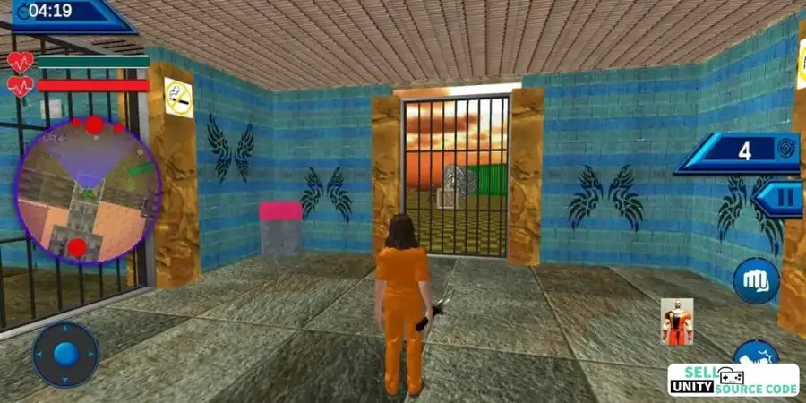 Prison Escape Hero – Addictive gameplay SellUnitySourceCode screenshot 4