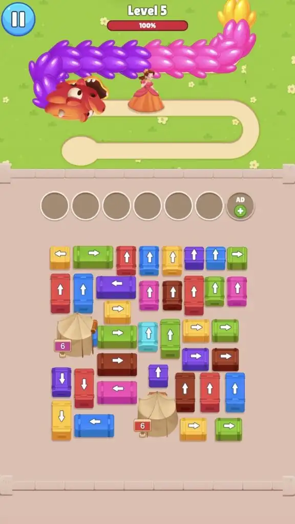 Queen Rescue – Dragon Puzzle SellUnitySourceCode screenshot 3
