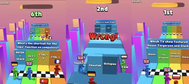  Quiz Rush.io Hyper Casual game SellUnitySourceCode source code