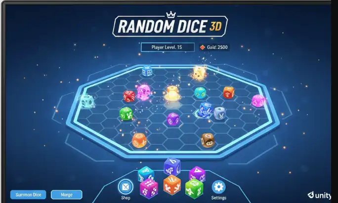 Random Dice 3D SellUnitySourceCode