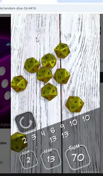 Random Dice 3D SellUnitySourceCode screenshot 3