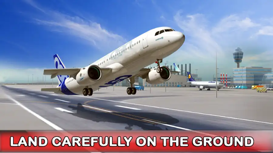 Real Airplane Simulator 2017 – 3D Flight Training – SellUnitySourceCode.com screenshot 3