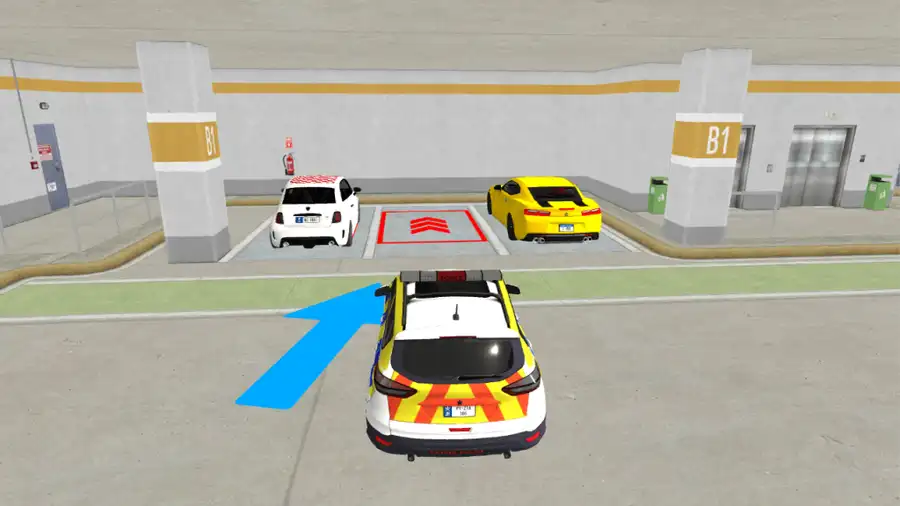 Real Car Parking: Basement Driving School Simulator SellUnitySourceCode screenshot 5