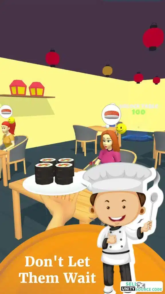 Restaurant Empire- Idle Tycoon SellUnitySourceCode screenshot 2