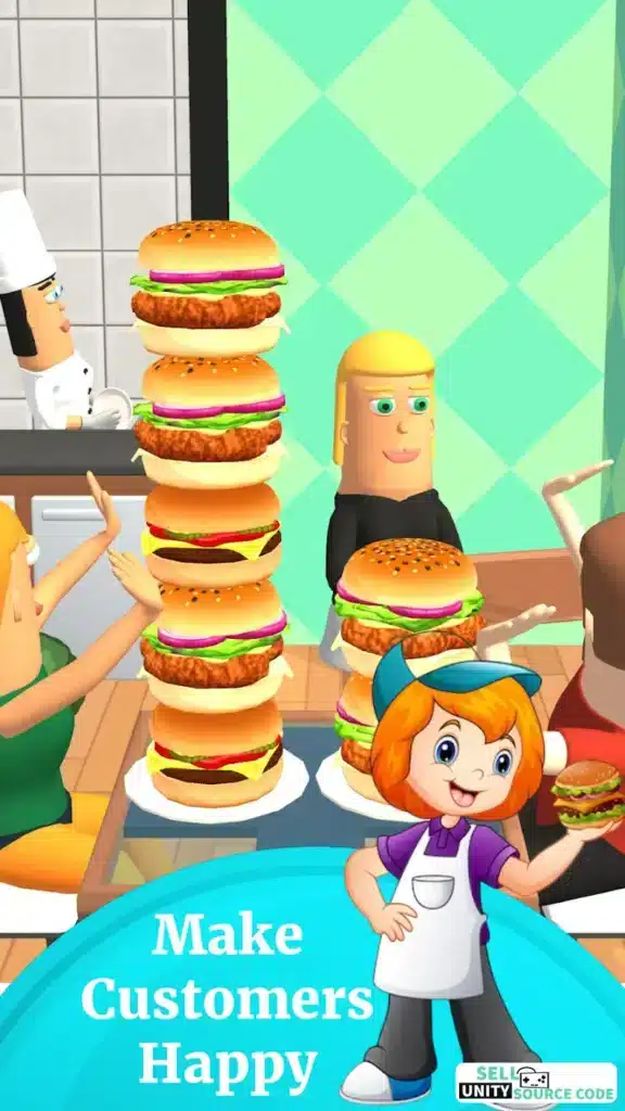 Restaurant Empire- Idle Tycoon SellUnitySourceCode screenshot 4