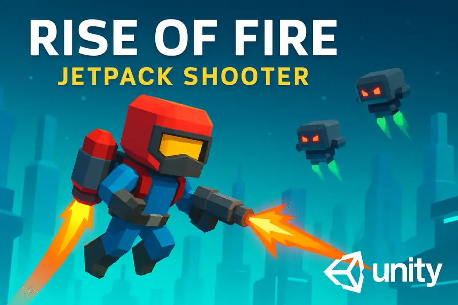 Rise of Fire – Jetpack Shooter source code