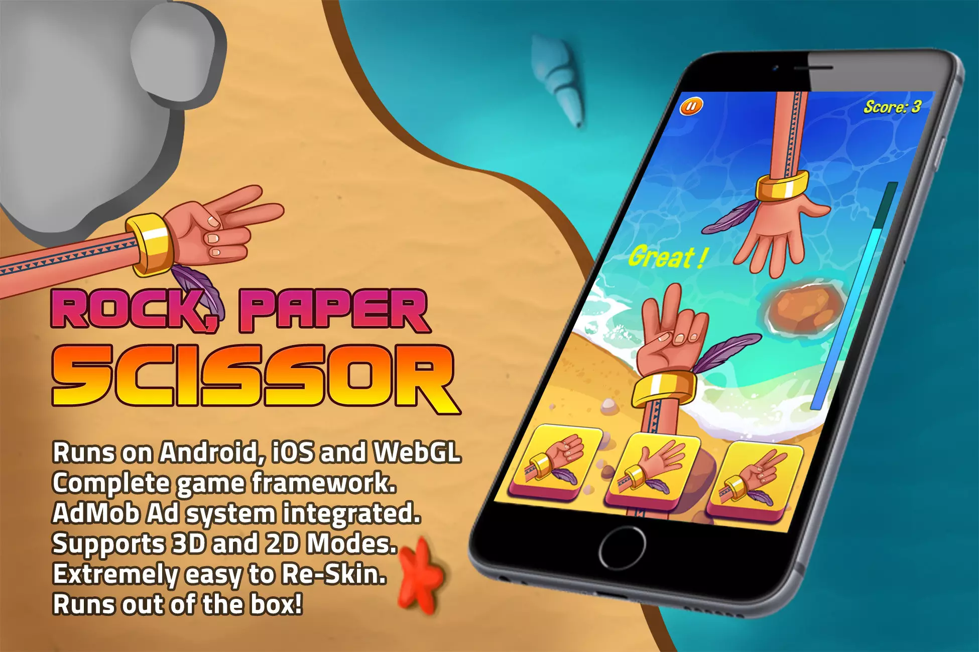 Rock, Paper, Scissor source code