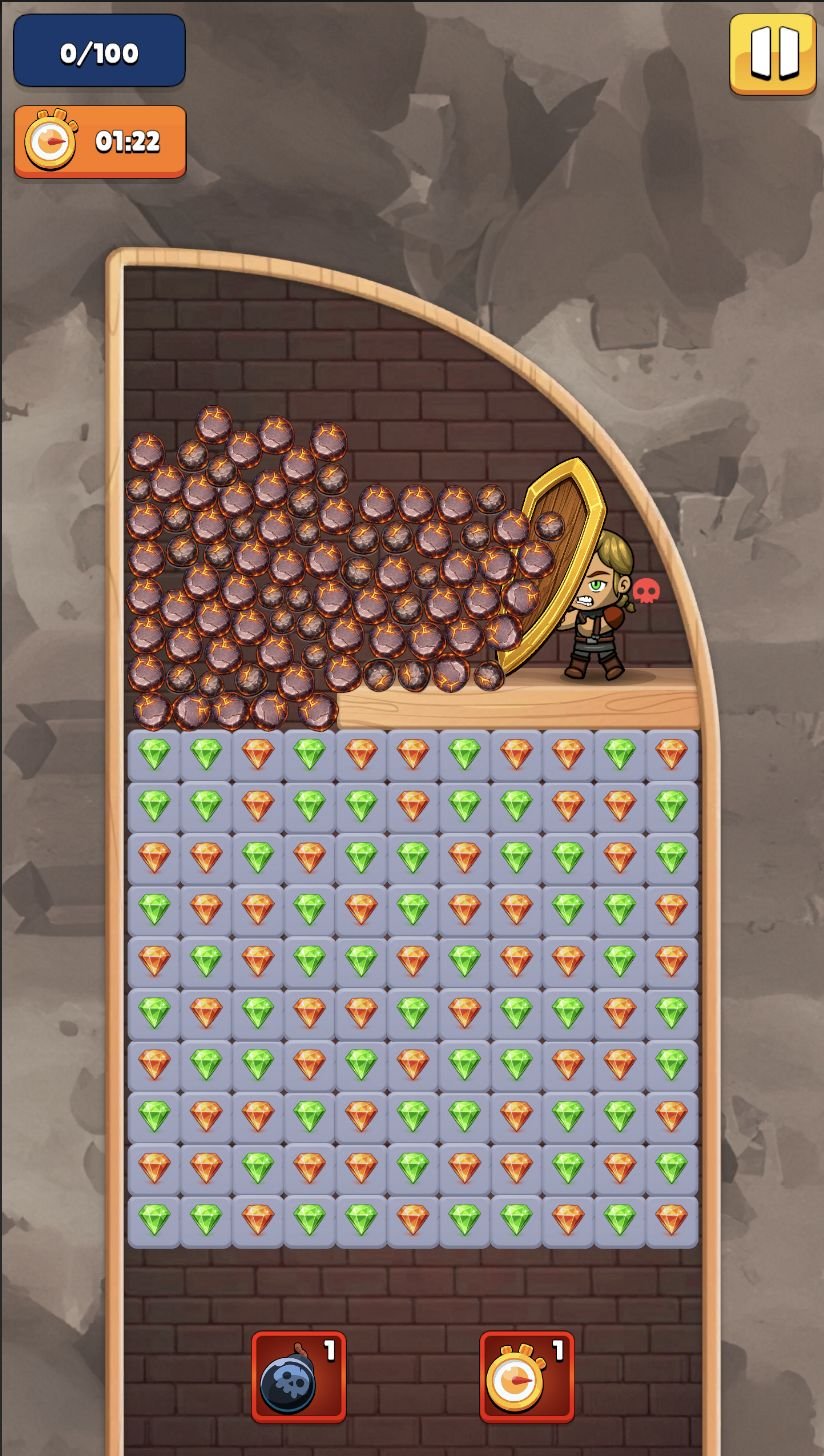 Royal Hero Escape Match 3 – Puzzle Adventure Unity Game screenshot 3