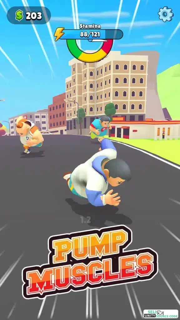 Run Clicker: Tap Muscle Up SellUnitySourceCode screenshot 5