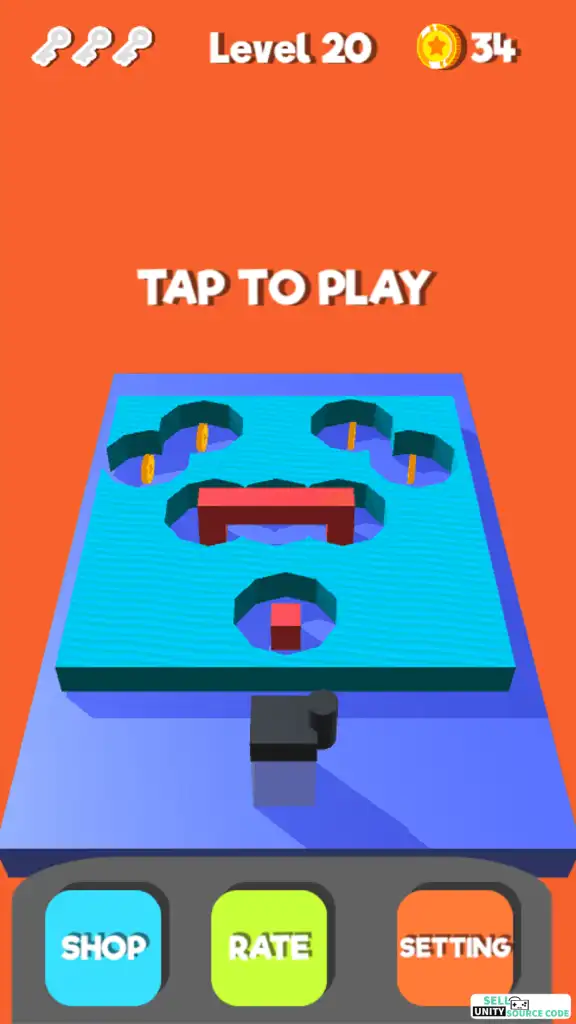 Sand Eater Hyper Casual Game Template SellUnitySourceCode screenshot 3