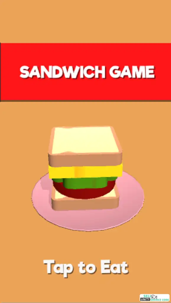Sandwich Master Hyper Casual Game Template SellUnitySourceCode screenshot 2