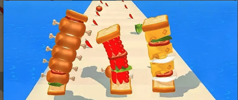 Sandwich Stack Rush 3D – New Top Trending Game source code