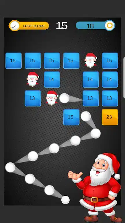 Santa Ball Bricks Breaker : Christmas Games 2018 SellUnitySourceCode screenshot 5
