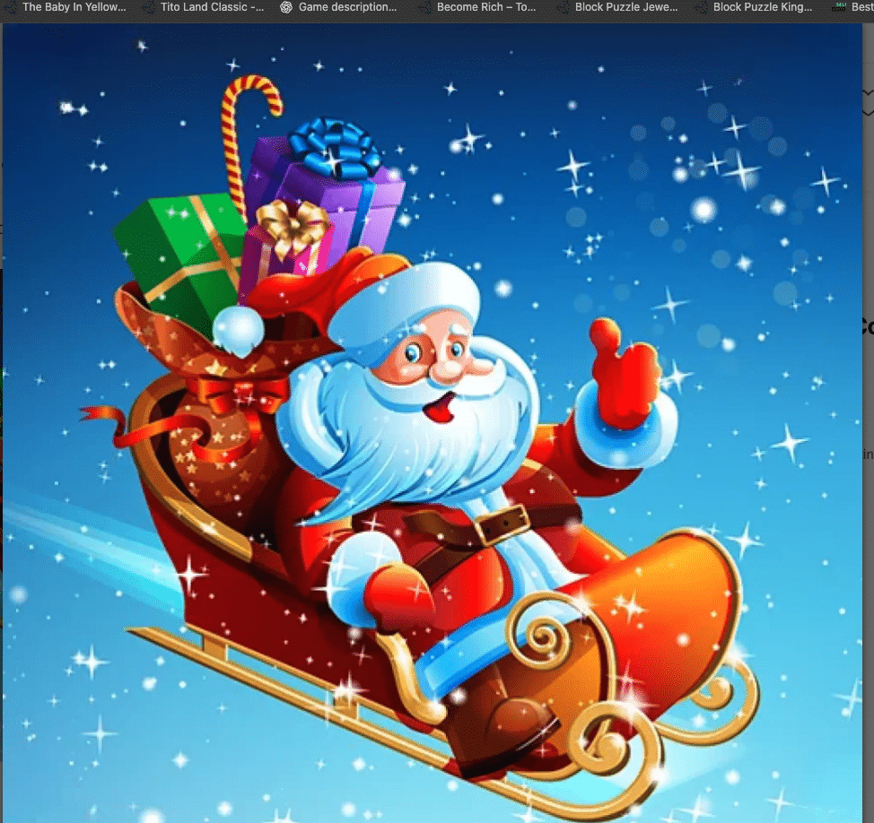 Santa Draw Ride – Festive Drawing Arcade Game screenshot 2