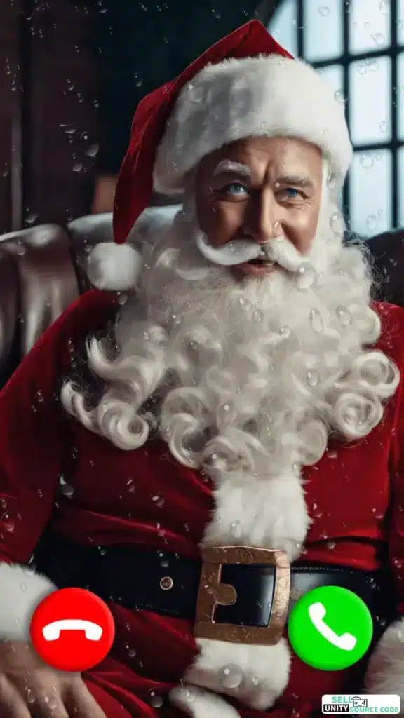 Santa is Calling Fake Call Prank SellUnitySourceCode  screenshot 2