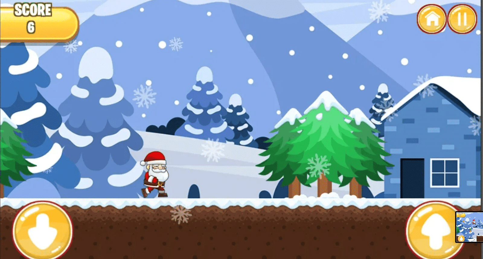 Santa Run 2D – Christmas Endless Runner Game screenshot 5