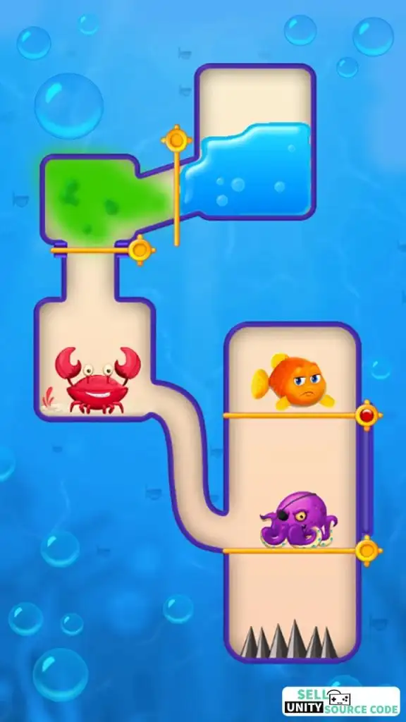 Save the Fish - Unity Game SellUnitySourceCode screenshot 3