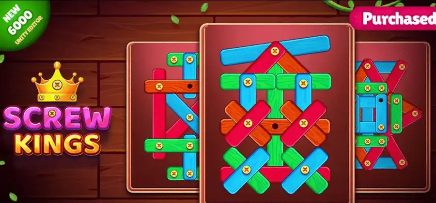 Screw Kings – Wood Nuts & Bolts Puzzle screenshot 2