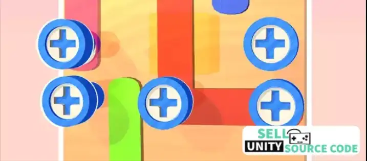 Screw Pin 3D Nuts Jam Puzzle SellUnitySourceCode source code