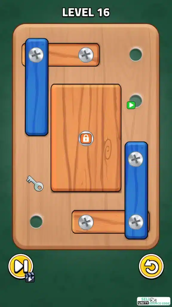 Screw Pin Escape SellUnitySourceCode screenshot 4