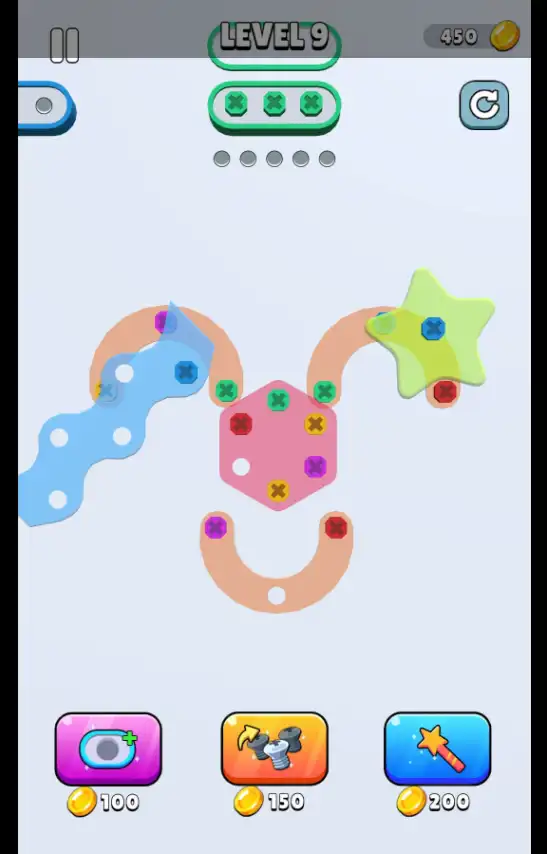 Screw Puzzle Game 3D SellUnitySourceCode screenshot 2