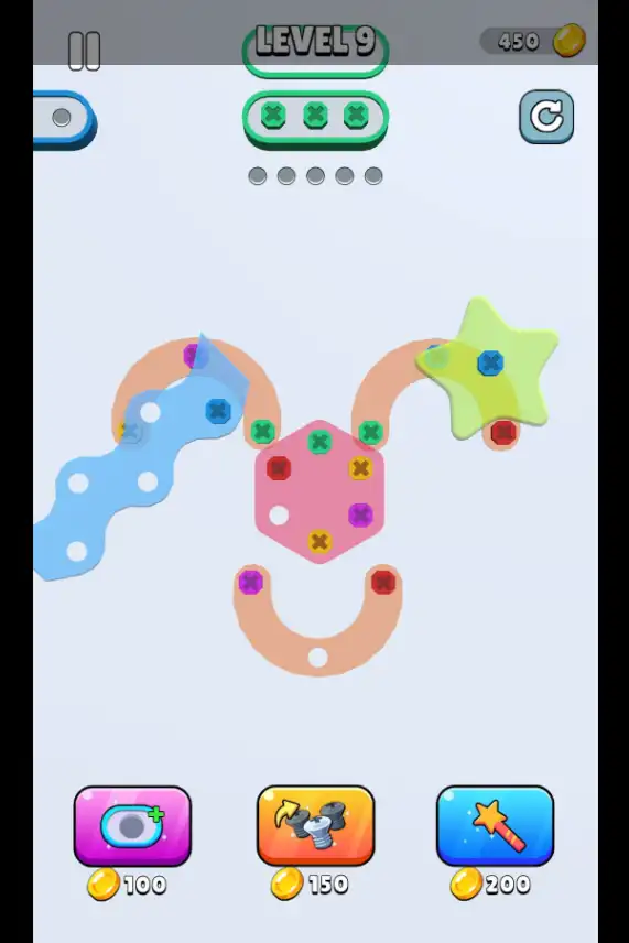 Screw Puzzle Game 3D SellUnitySourceCode screenshot 3