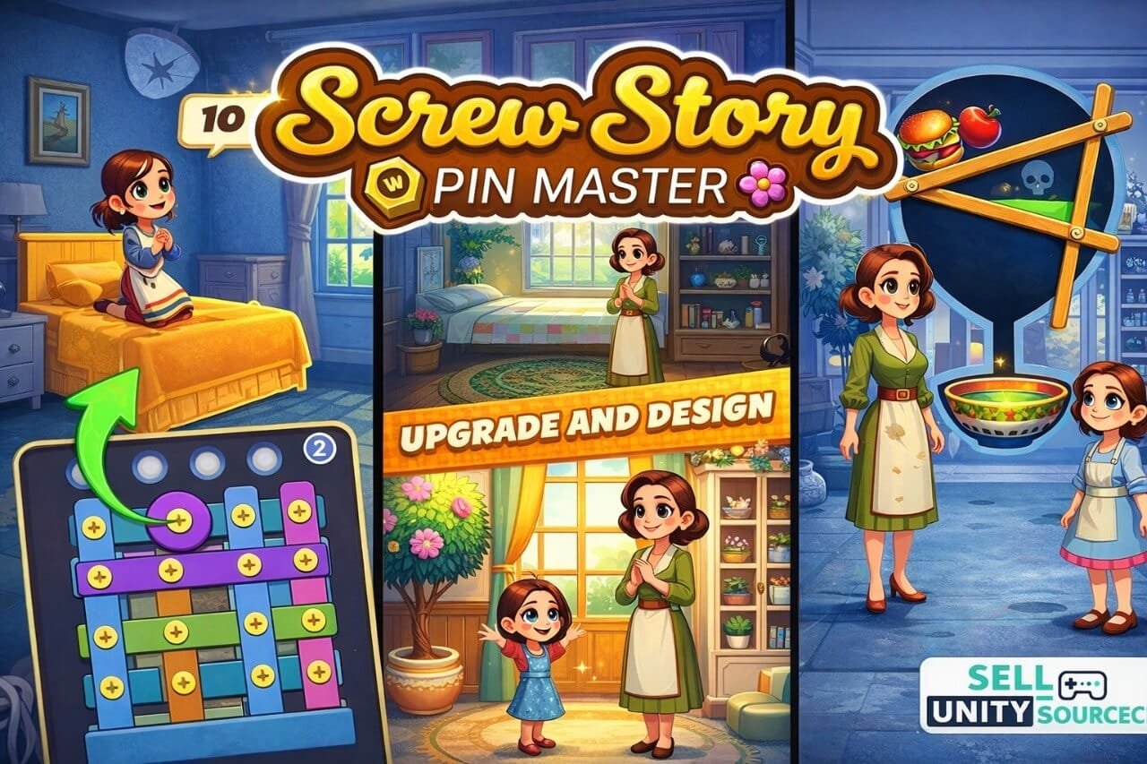 Screw Story: Pin Master | SellUnitySourceCode source code