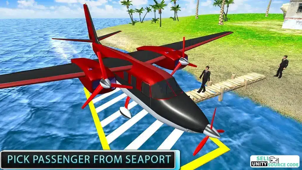 Sea Plane Flying Simulator SellUnitySourceCode screenshot 4