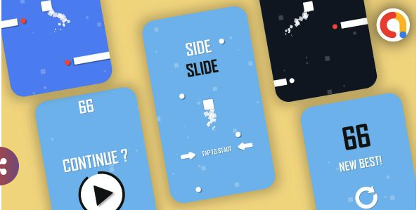 Side Slide Tap to Play + AdMob with Reward Video screenshot 6